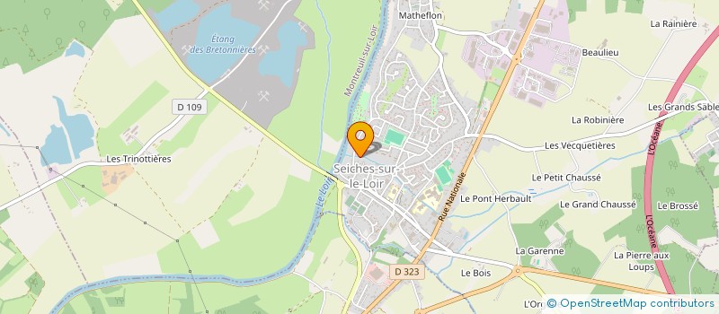 localisation de l'entreprise MONSIEUR PHILIPPE LANDELLE à SEICHES-SUR-LE-LOIR