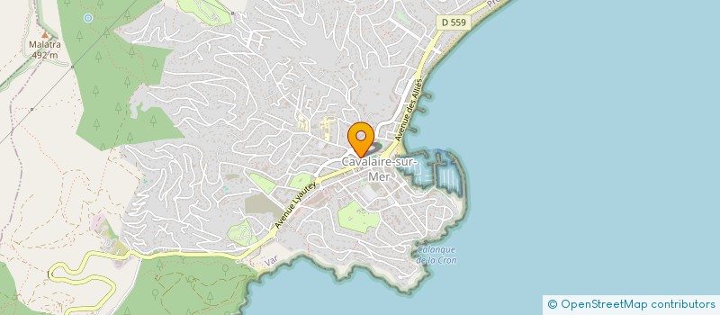 localisation de l'entreprise MONSIEUR PHILIPPE LANDIE à CAVALAIRE-SUR-MER