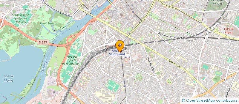 localisation de l'entreprise MONSIEUR PHILIPPE LANGLOIS à ANGERS