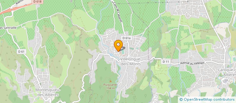 localisation de l'entreprise MONSIEUR PHILIPPE LANGLOIS  VILLELONGUE-DELS-MONTS