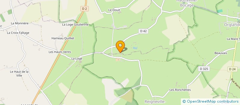 localisation de l'entreprise MONSIEUR PHILIPPE LANGLOIS  GOLLEVILLE