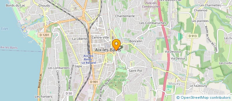 localisation de l'entreprise MONSIEUR PHILIPPE LANGLOYS à AIX-LES-BAINS