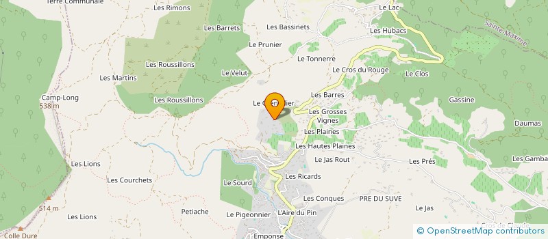 localisation de l'entreprise MONSIEUR PHILIPPE LANLIARD à LE PLAN-DE-LA-TOUR