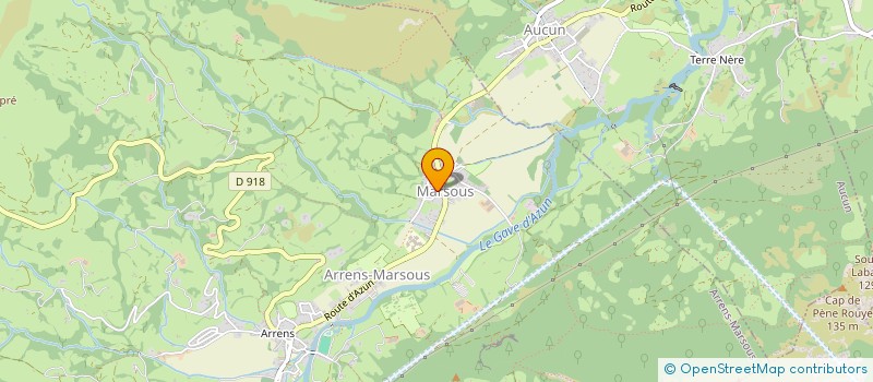 localisation de l'entreprise MONSIEUR PHILIPPE LANNE  ARRENS-MARSOUS