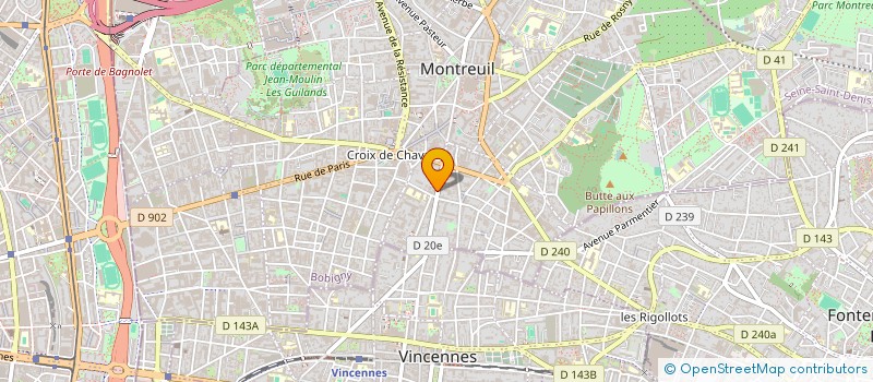 localisation de l'entreprise MONSIEUR PHILIPPE LANSAC à MONTREUIL