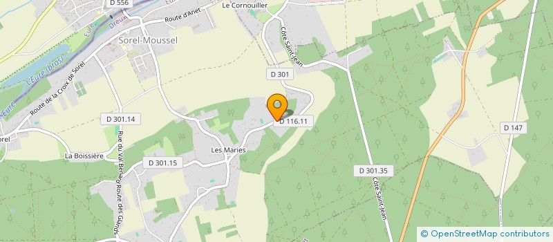 localisation de l'entreprise MONSIEUR PHILIPPE LANTONNET à SOREL-MOUSSEL