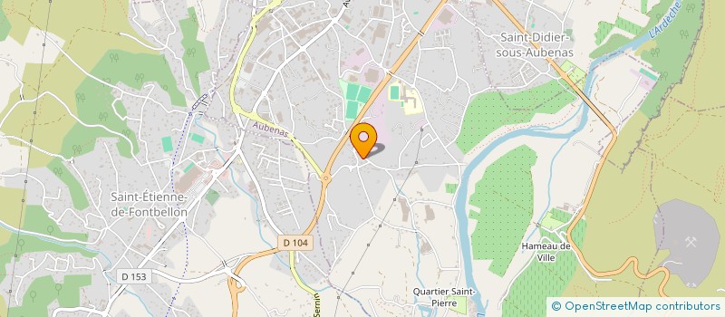 localisation de l'entreprise MONSIEUR PHILIPPE LANTUS à AUBENAS