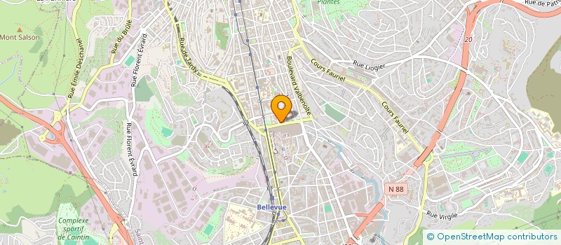 localisation de l'entreprise MONSIEUR PHILIPPE LAPEINE  SAINT-ETIENNE