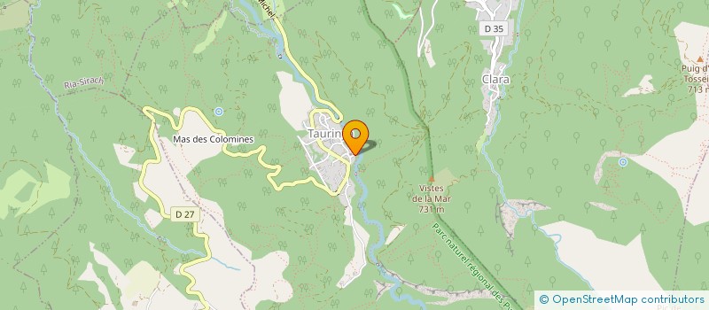 localisation de l'entreprise MONSIEUR PHILIPPE LAPERCHE  TAURINYA