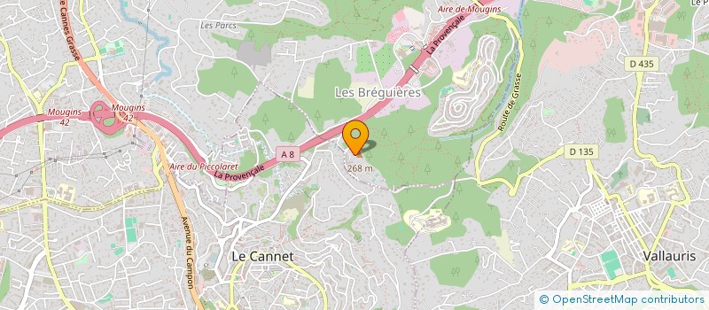 localisation de l'entreprise MONSIEUR PHILIPPE LAPLACE à MOUGINS