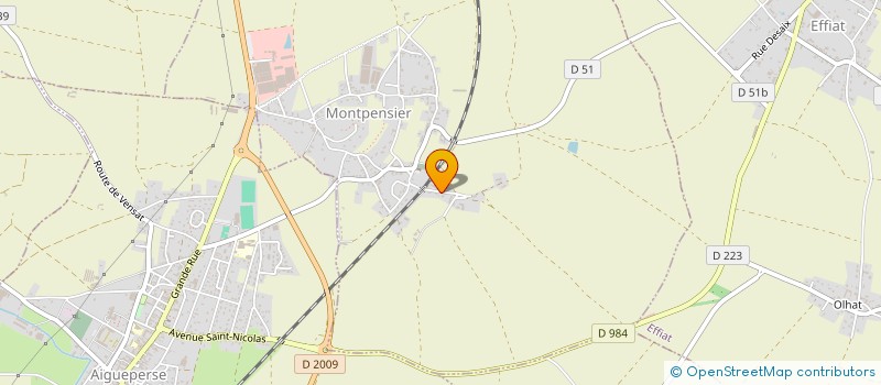 localisation de l'entreprise MONSIEUR PHILIPPE LAPLANCHE  AUBIAT