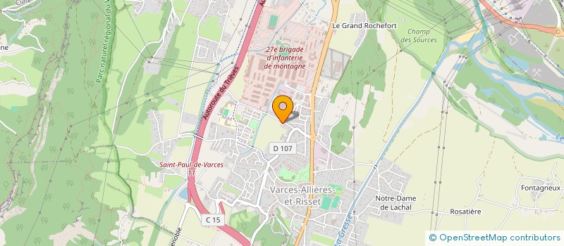 localisation de l'entreprise MONSIEUR PHILIPPE LAPLANE  VARCES-ALLIERES-ET-RISSET