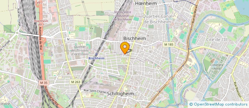 localisation de l'entreprise MONSIEUR PHILIPPE LAPOINTE  BISCHHEIM