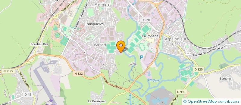 localisation de l'entreprise MONSIEUR PHILIPPE LAPORTE à AURILLAC