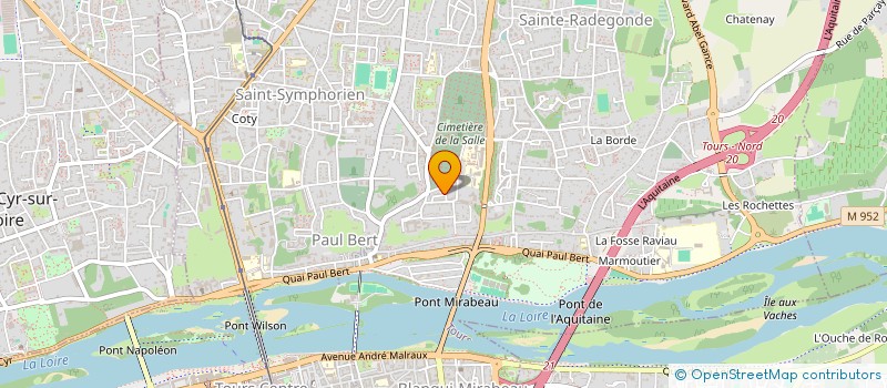 localisation de l'entreprise MONSIEUR PHILIPPE LARBIER à TOURS