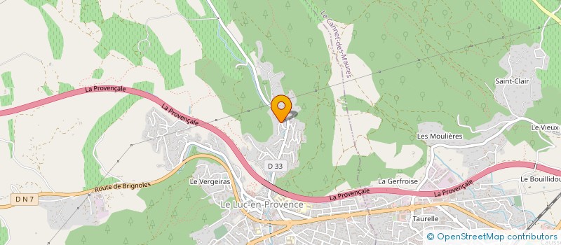 localisation de l'entreprise MONSIEUR PHILIPPE LARCHER  LE LUC