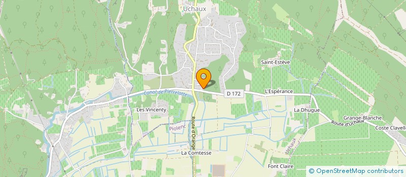 localisation de l'entreprise MONSIEUR PHILIPPE LARGEAU  UCHAUX