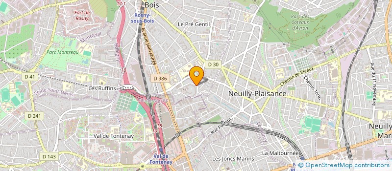 localisation de l'entreprise MONSIEUR PHILIPPE LARGILLIERE à ROSNY-SOUS-BOIS