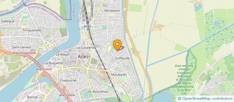 localisation de l'entreprise MONSIEUR PHILIPPE LARNAC  ARLES