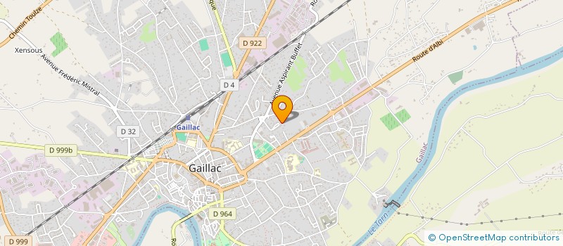 localisation de l'entreprise MONSIEUR PHILIPPE LARROQUE à GAILLAC