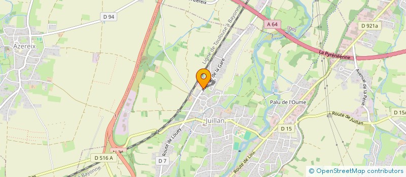 localisation de l'entreprise MONSIEUR PHILIPPE LARROUY  JUILLAN