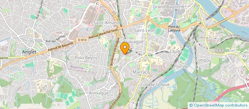 localisation de l'entreprise MONSIEUR PHILIPPE LARRUE à BAYONNE