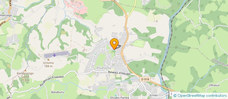 localisation de l'entreprise MONSIEUR PHILIPPE LARSABAL  ITXASSOU