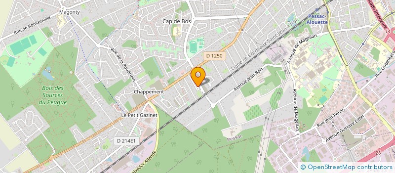 localisation de l'entreprise MONSIEUR PHILIPPE LARTIGUE  PESSAC