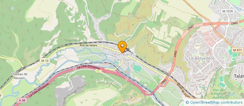 localisation de l'entreprise MONSIEUR PHILIPPE LARTOIS  PLOMBIERES-LES-DIJON