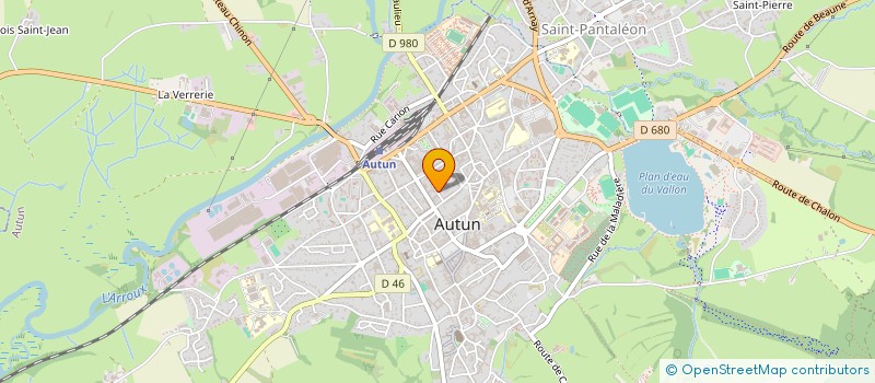 localisation de l'entreprise MONSIEUR PHILIPPE LARUE à AUTUN