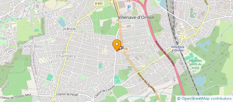 localisation de l'entreprise MONSIEUR PHILIPPE LARUE à VILLENAVE-D'ORNON