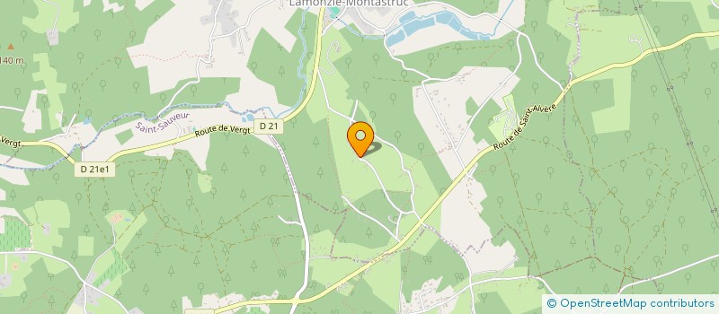 localisation de l'entreprise MONSIEUR PHILIPPE LARVET  LAMONZIE-MONTASTRUC