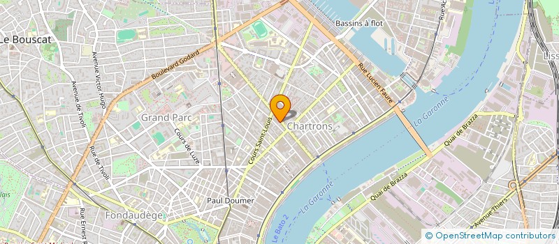 localisation de l'entreprise MONSIEUR PHILIPPE LASCOMBES  BORDEAUX