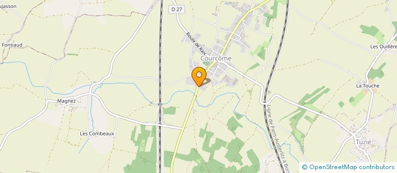 localisation de l'entreprise MONSIEUR PHILIPPE LASNIER  COURCOME