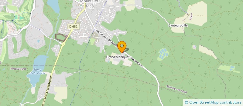 localisation de l'entreprise MONSIEUR PHILIPPE LASSALLE  MESSANGES