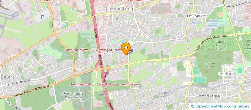 localisation de l'entreprise MONSIEUR PHILIPPE LASSALLE  MERIGNAC