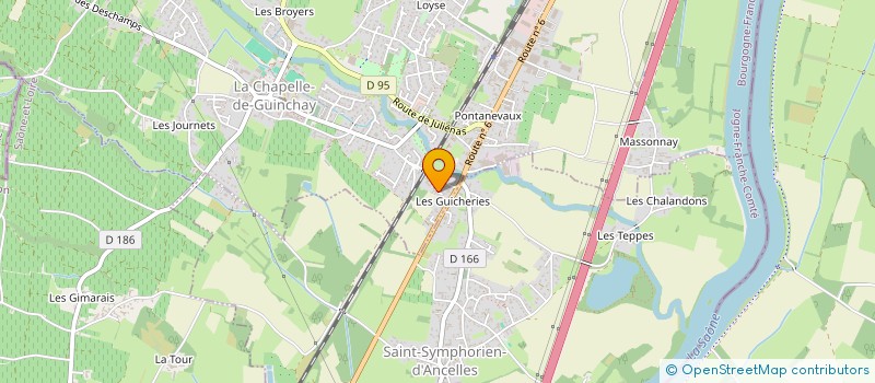 localisation de l'entreprise MONSIEUR PHILIPPE LASSERE  LA CHAPELLE-DE-GUINCHAY