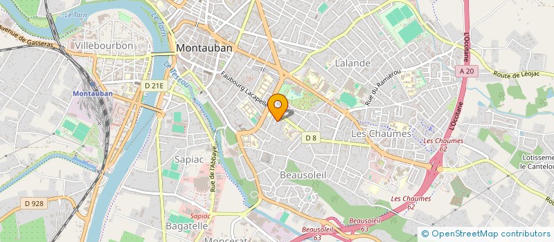 localisation de l'entreprise MONSIEUR PHILIPPE LATOUR à MONTAUBAN