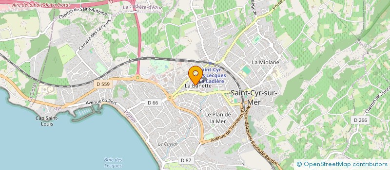 localisation de l'entreprise MONSIEUR PHILIPPE LATTA à SAINT-CYR-SUR-MER