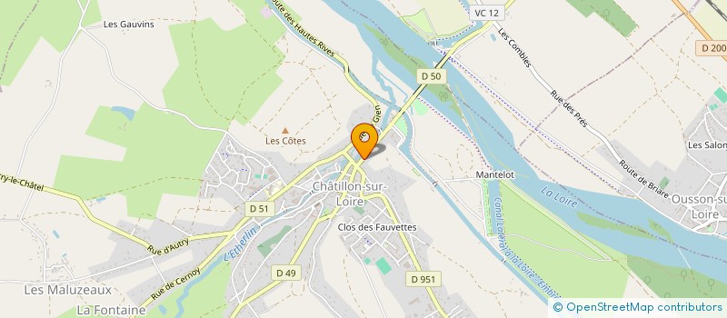 localisation de l'entreprise MONSIEUR PHILIPPE LAUNAY à CHATILLON-SUR-LOIRE