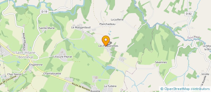 localisation de l'entreprise MONSIEUR PHILIPPE LAURENCON à SAINT-HILAIRE-BONNEVAL