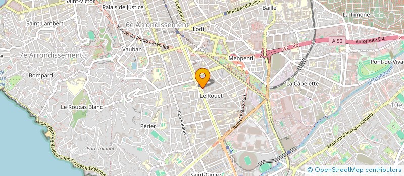localisation de l'entreprise MONSIEUR PHILIPPE LAURENT  MARSEILLE