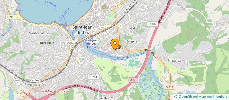 localisation de l'entreprise MONSIEUR PHILIPPE LAURENT à SAINT-JEAN-DE-LUZ