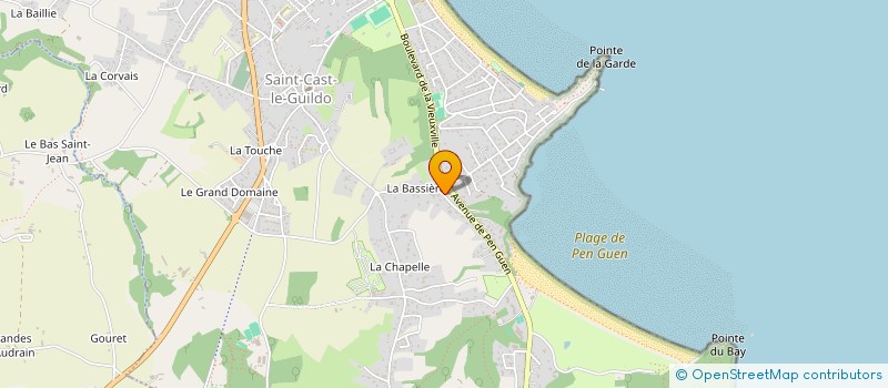 localisation de l'entreprise MONSIEUR PHILIPPE LAURENT  SAINT CAST LE GUILDO