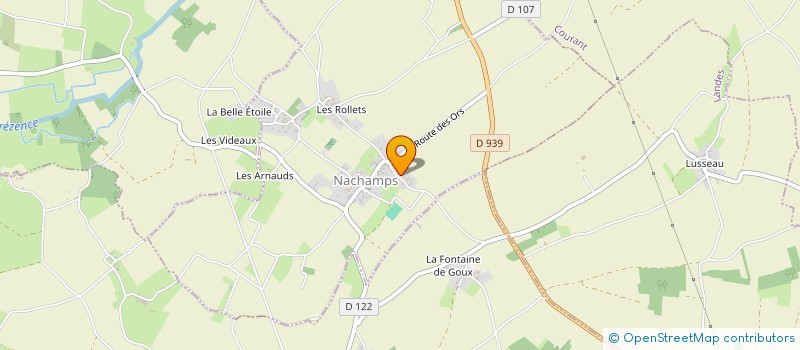 localisation de l'entreprise MONSIEUR PHILIPPE LAURENT  NACHAMPS