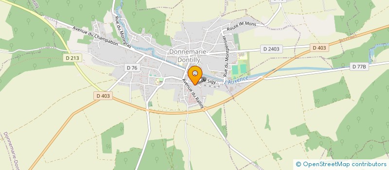 localisation de l'entreprise MONSIEUR PHILIPPE LAURENT  DONNEMARIE-DONTILLY