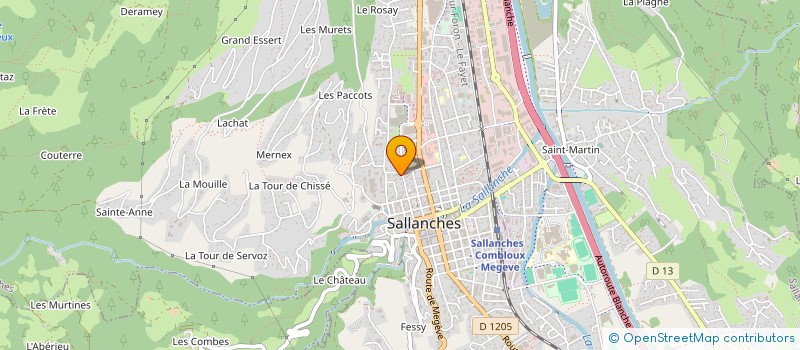 localisation de l'entreprise MONSIEUR PHILIPPE LAURENT à SALLANCHES