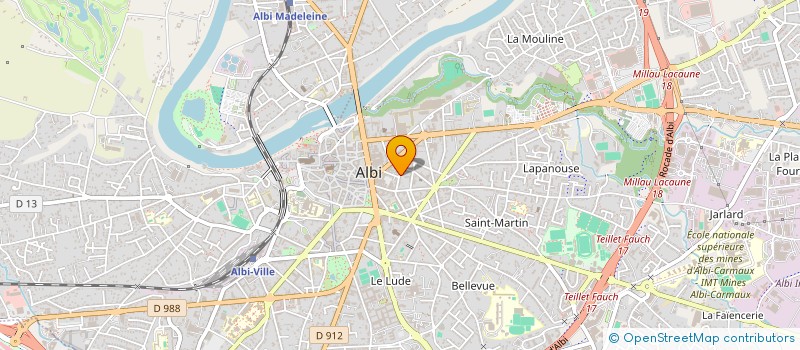 localisation de l'entreprise MONSIEUR PHILIPPE LAUTREC à ALBI