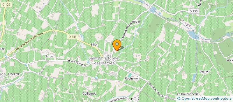 localisation de l'entreprise MONSIEUR PHILIPPE LAVAU  SAINT-SULPICE-DE-FALEYRENS