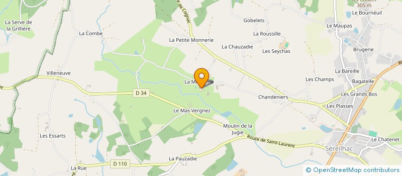 localisation de l'entreprise MONSIEUR PHILIPPE LAVERGNE à SEREILHAC